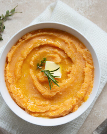 Thanksgiving sweet mashed potatoes