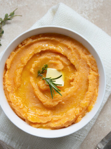 Thanksgiving sweet mashed potatoes