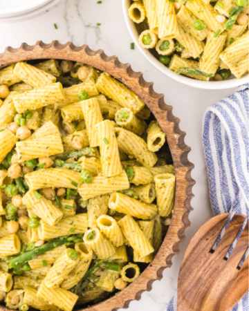 spring green goddess pasta salad