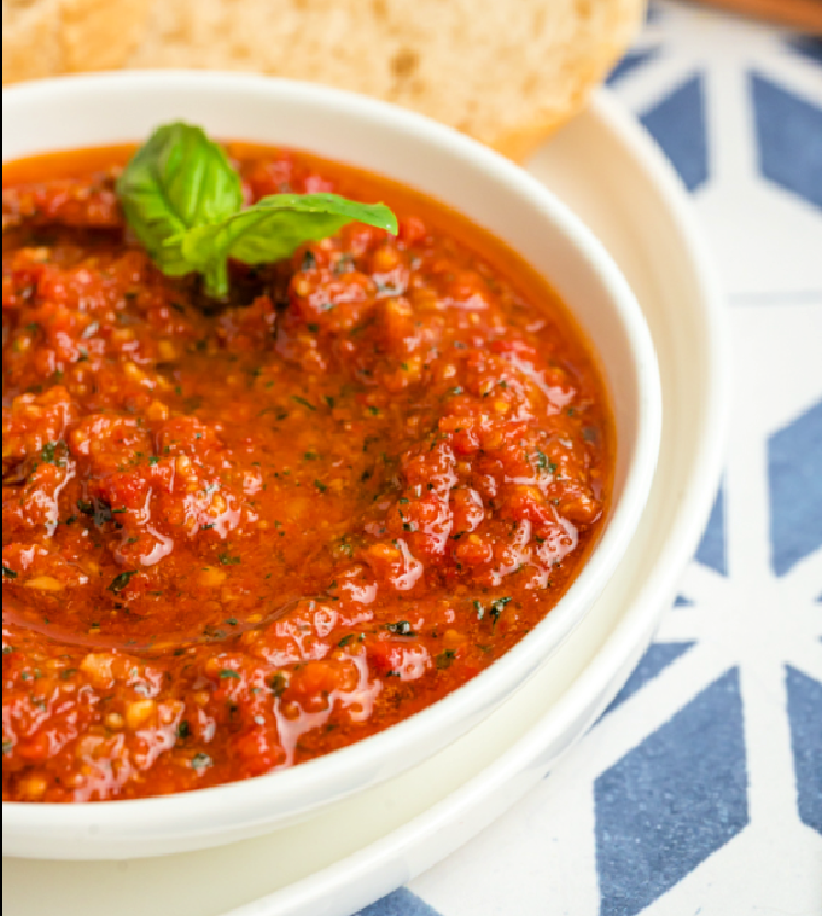 tomato basil pesto
